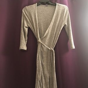 Light Grey Sweater Dress